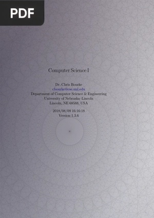 Computer Science I
