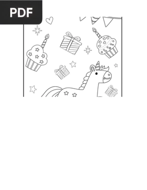 Unicorn Coloring Pages