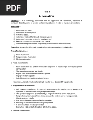 Automation