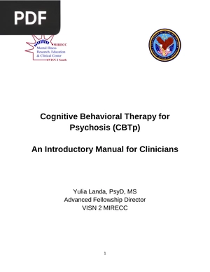 Cognitive Behavioral Therapy for Psychosis