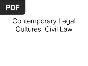 Contemporary Legal Cultures: Civil Law (Presentation)