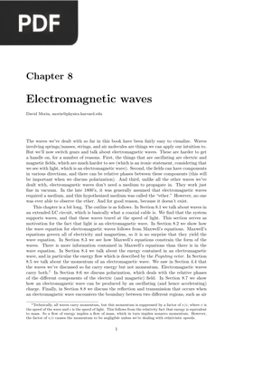Electromagnetic Waves