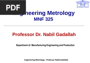 Engineering Metrology (Presentation)