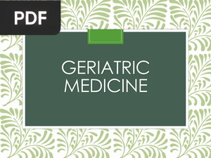 Geriatric Medicine (Presentation)