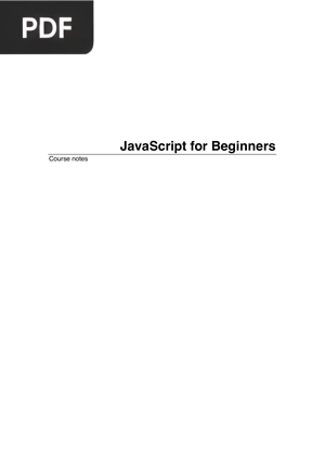 JavaScript for beginners