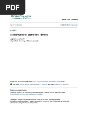 Mathematics for Biomedical Physics