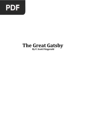 The Great Gatsby