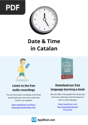 Date & Time in Catalan