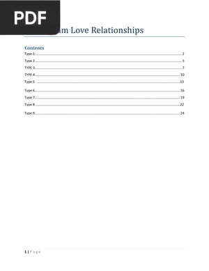 Enneagram Love Relationships