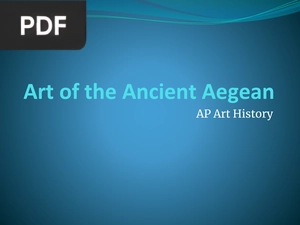 Art of the Ancient Aegean (Presentation)