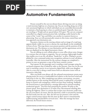 Automotive Fundamentals