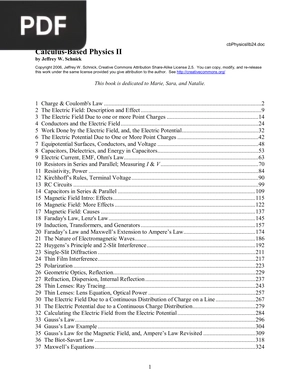 Calculus-Based Physics II