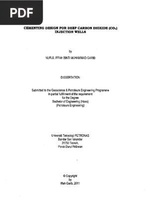 Cementing design for deep carbon dioxide (c02) injection wells
