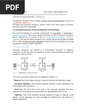 Cryptographic Tools (Article)