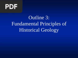 Fundamental Principles of Historical Geology (Presentation)