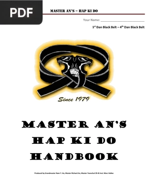 Master An’s Hap Ki Do Handbook