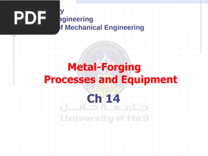 Metal-Forging Processes and Equipment (Presentation)