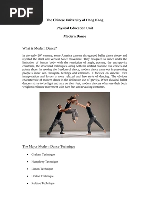 Modern Dance