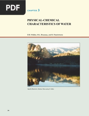 Physical Chemical Characteristics of Water