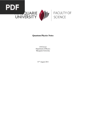 Quantum Physics Notes