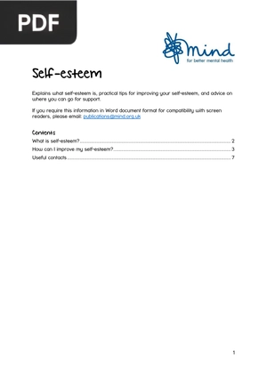 Self-esteem