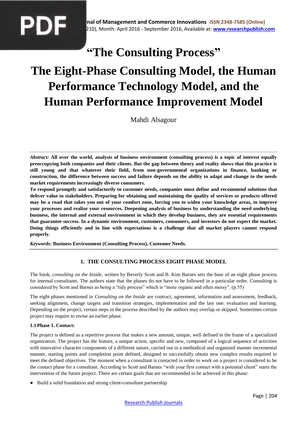 The Consulting Process (Article)