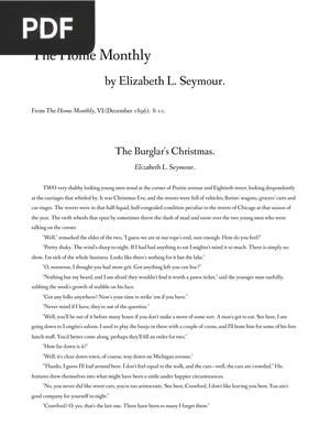 The Burglar’s Christmas