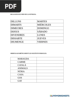 Vocabular Exercise