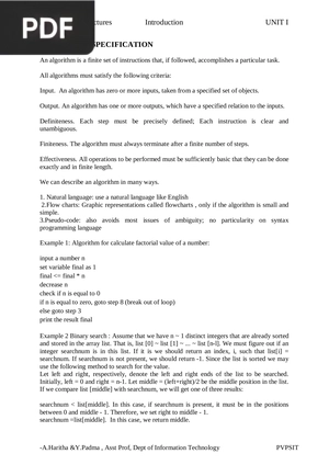Algorithm  Specification