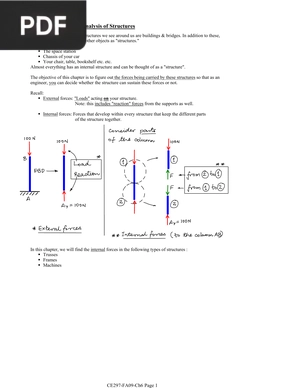 Analysis of Structures