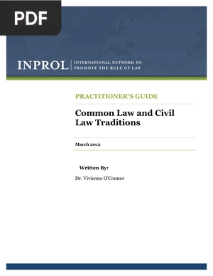 Common Law and Civil Law Traditions