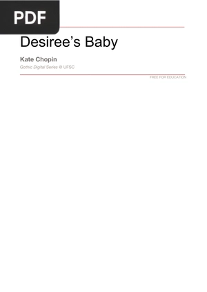 Desiree’s Baby