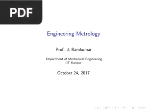 Engineering Metrology (Presentation)