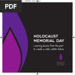 Holocaust Memorial Day - Learning lessons from the past to create a safer, better future