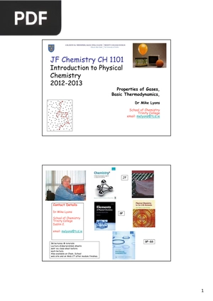 Introduction to Physical Chemistry (Presentation)