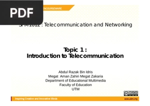 Introduction to Telecommunication