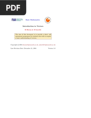Introduction to Vectors