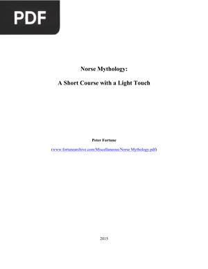 Norse Mythology: A Short Course with a Light Touch