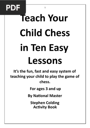 Teach Your Child Chess in Ten Easy Lessons
