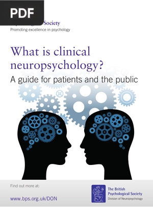 What is clinical neuropsychology? A guide for patients and the public