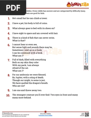 Animal Riddles