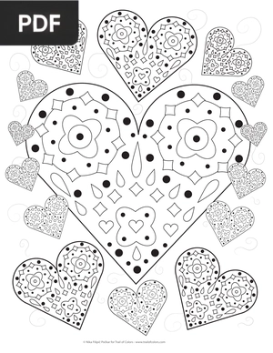 Big Hearth coloring page