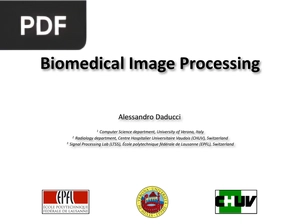 Biomedical Image Processing (Presentation)