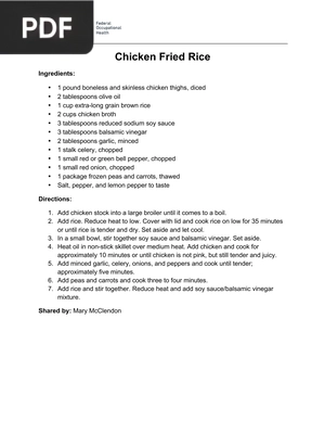 Chicken Fried Rice