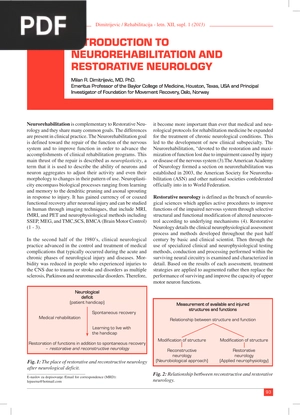 Introduction to Neuro Rehabilitation and Restorative Neurology (Article)