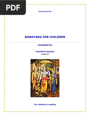 Ramayana for children