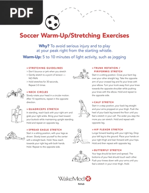 Soccer Warm Up Stretching Exercises (Article)