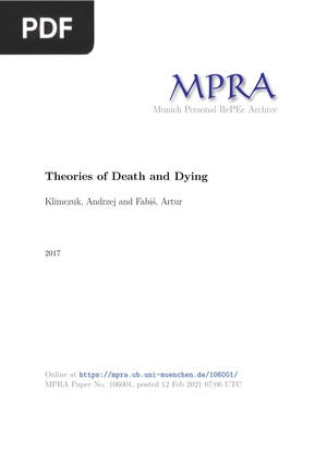 Theories of Death and Dying (Article)