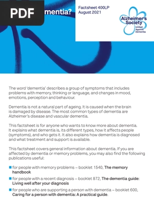 What is dementia?