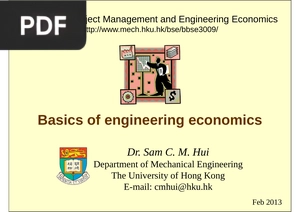 Basics of Engineering Economics (Presentation)